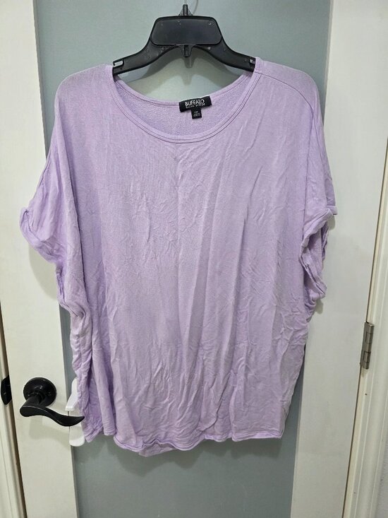 Buffalo David Bitton Tops - Buffalo David Bitton XXL Lavender Dolman Sleeve T-Shirt Loose Fit Cozy Tee